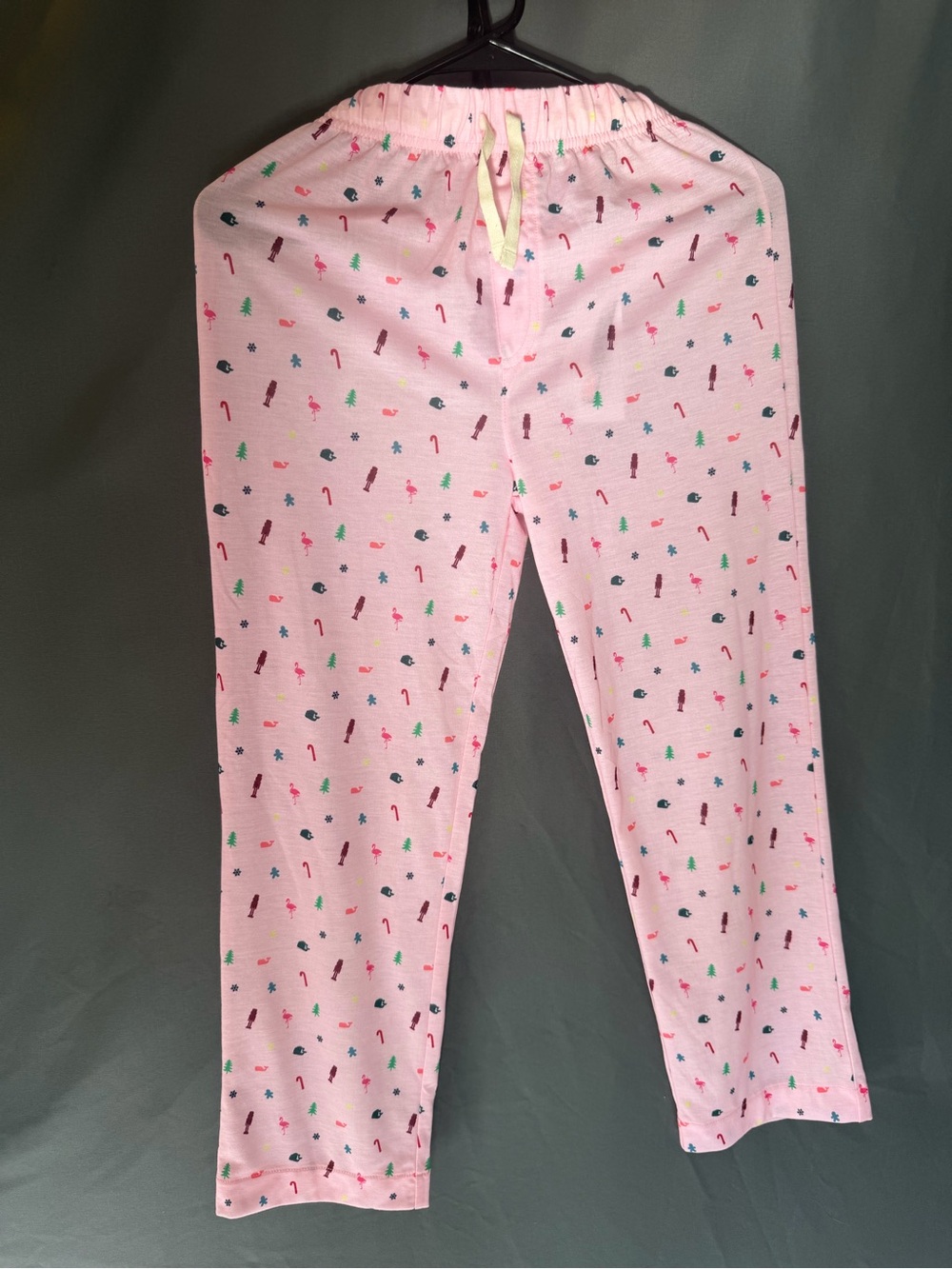 Vineyard Vines Pink Holiday Pop & Candy Cane Pajama Bottoms